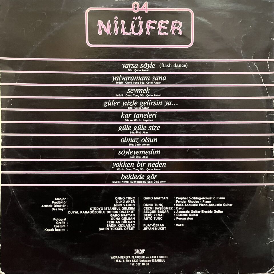 Nilüfer – Nilüfer '84