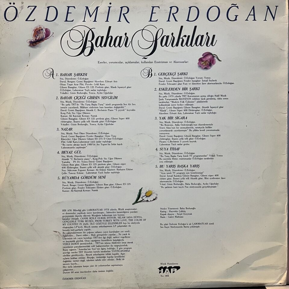 Özdemir Erdoğan – Bahar Şarkıları