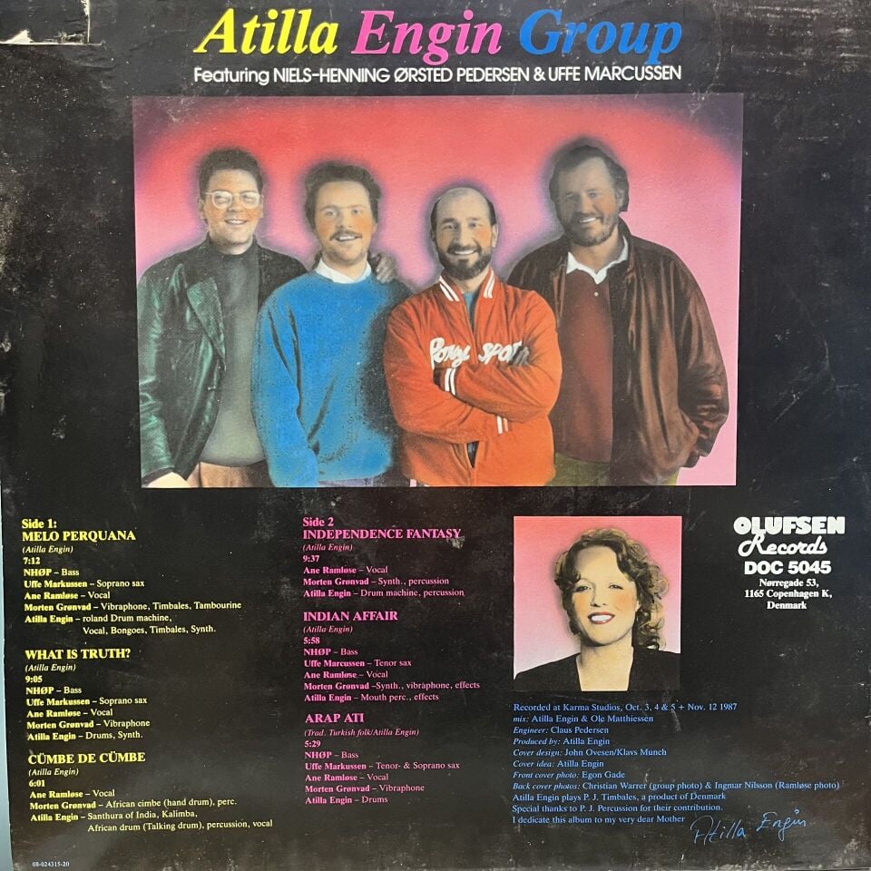 Atilla Engin Group Featuring Niels-Henning Ørsted Pedersen & Uffe Markussen – Melo Perquana