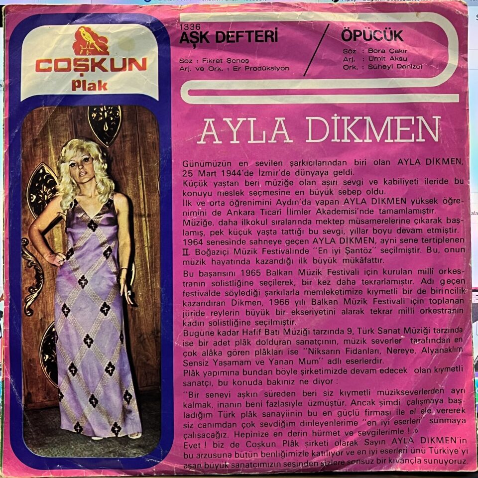 Ayla Dikmen – Aşk Defteri / Öpücük