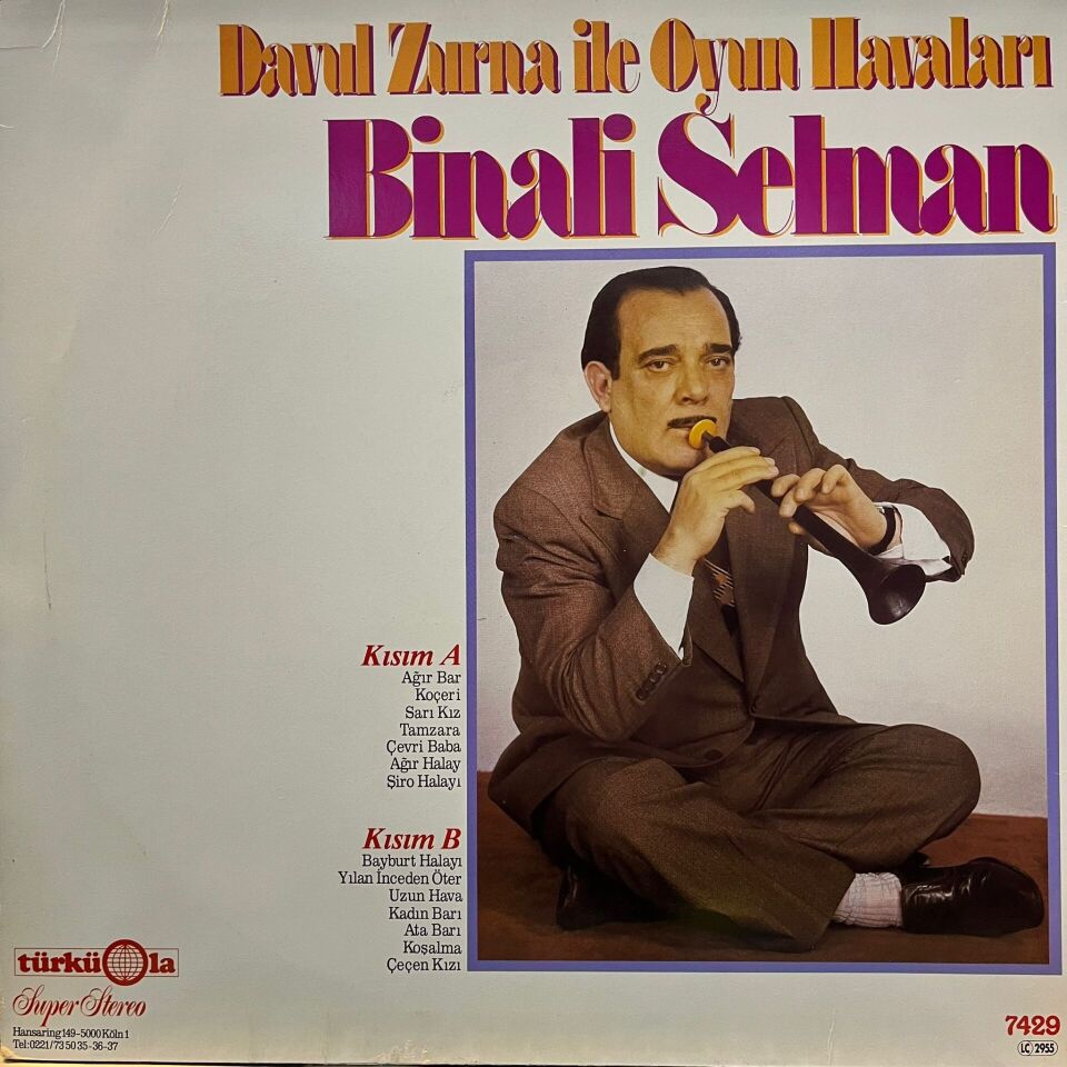 Binali Selman – Davul Zurna İle Oyun Havaları